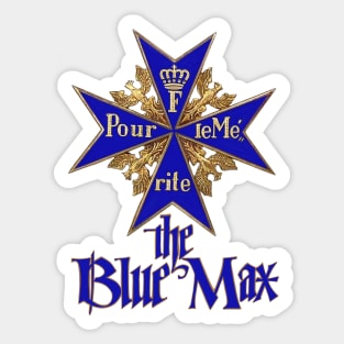 Blue Max Sticker